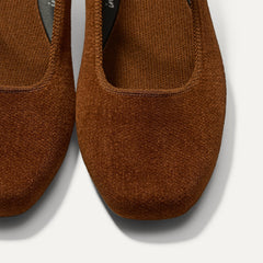 The Max Square Mary Jane - ReVelvet™ Russet