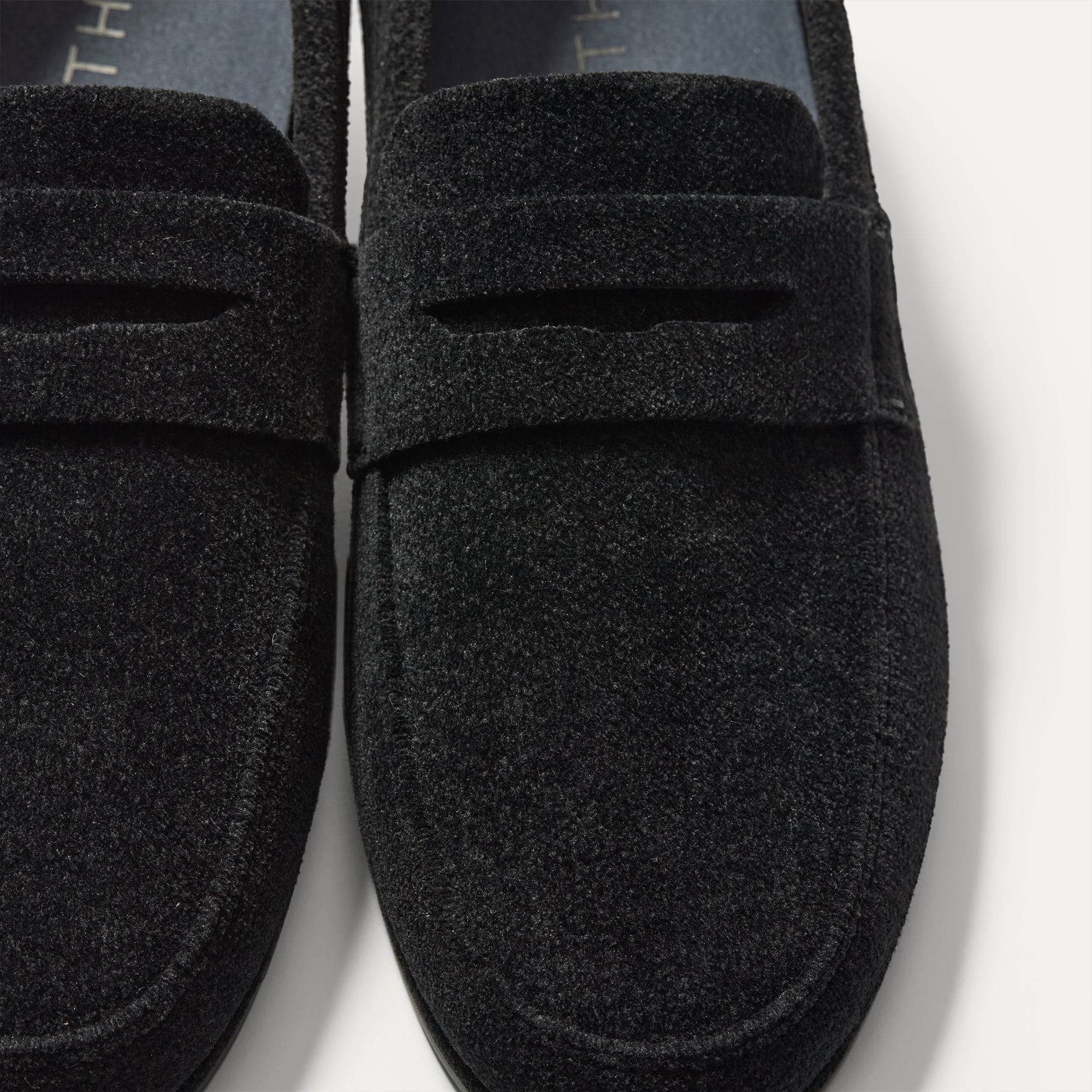 The Ravello Penny Loafer - ReVelvet™ Black