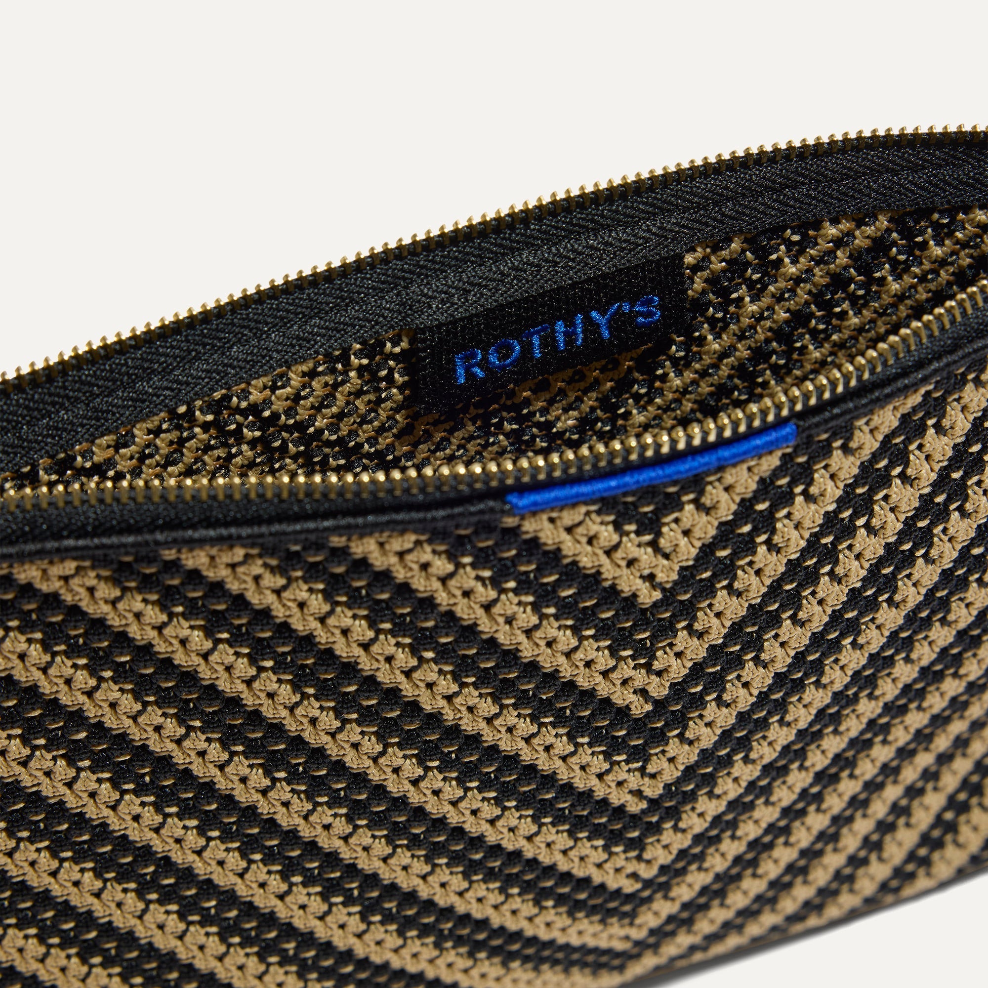 The Convertible Clutch - Toffee Chevron