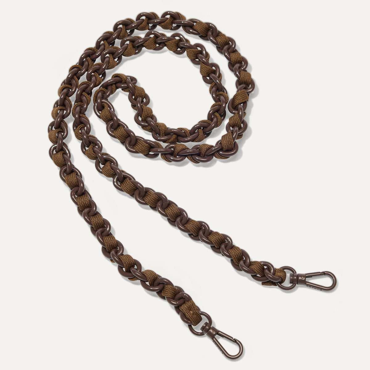 The Crossbody Strap - Espresso Chain-Knit
