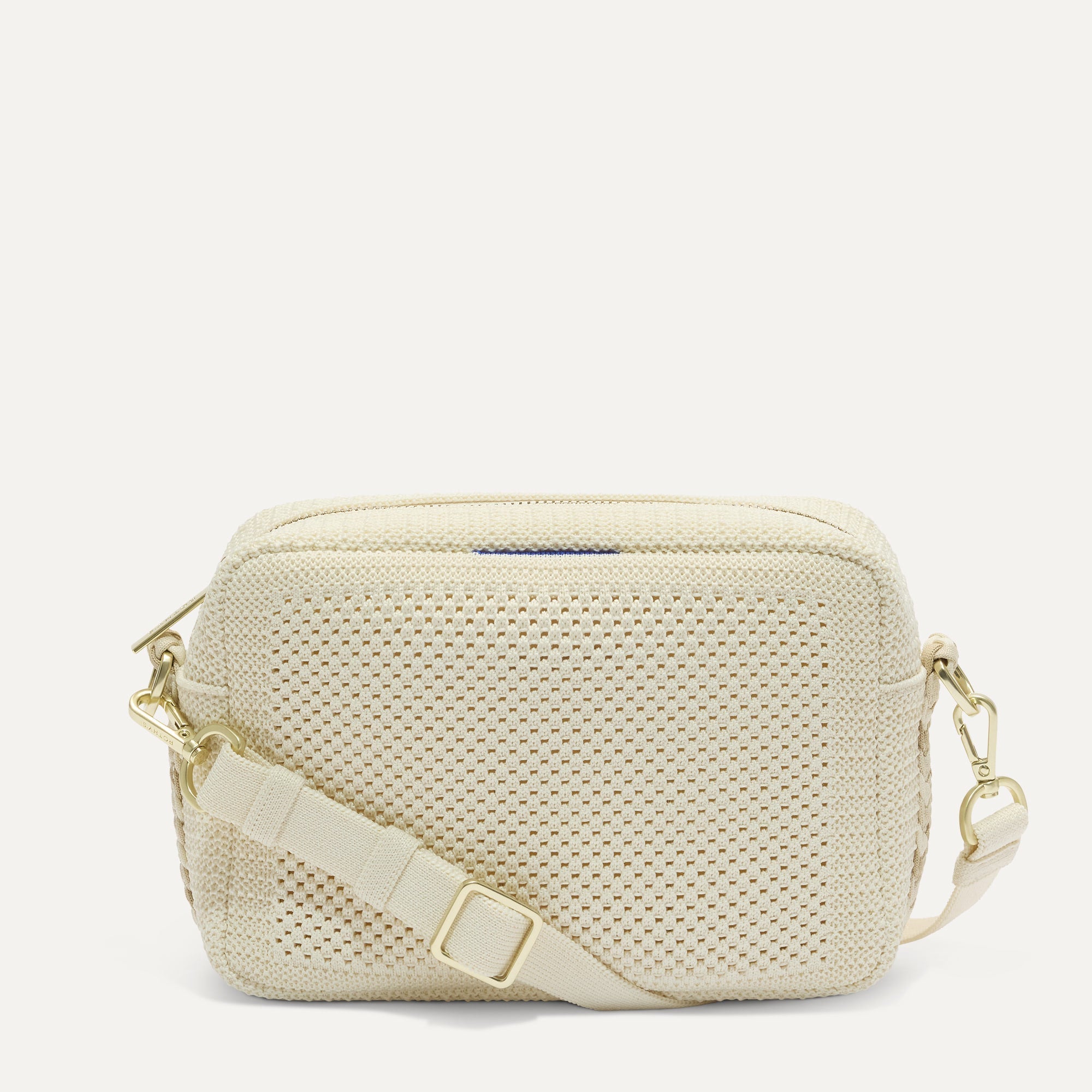 The Crossbody Camera Bag - Cream Twist Open-Knit