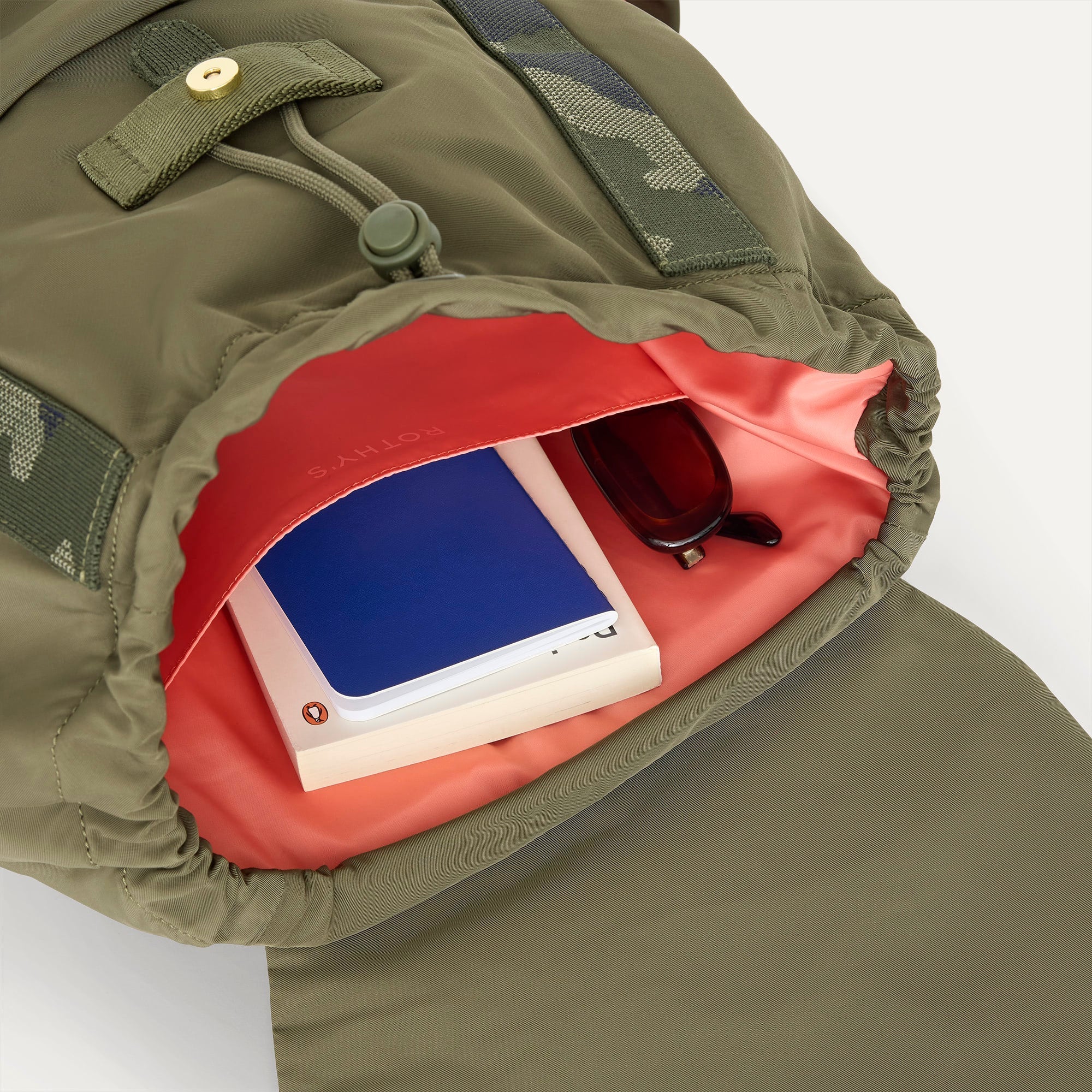 The Travel Cinch Backpack - Forest