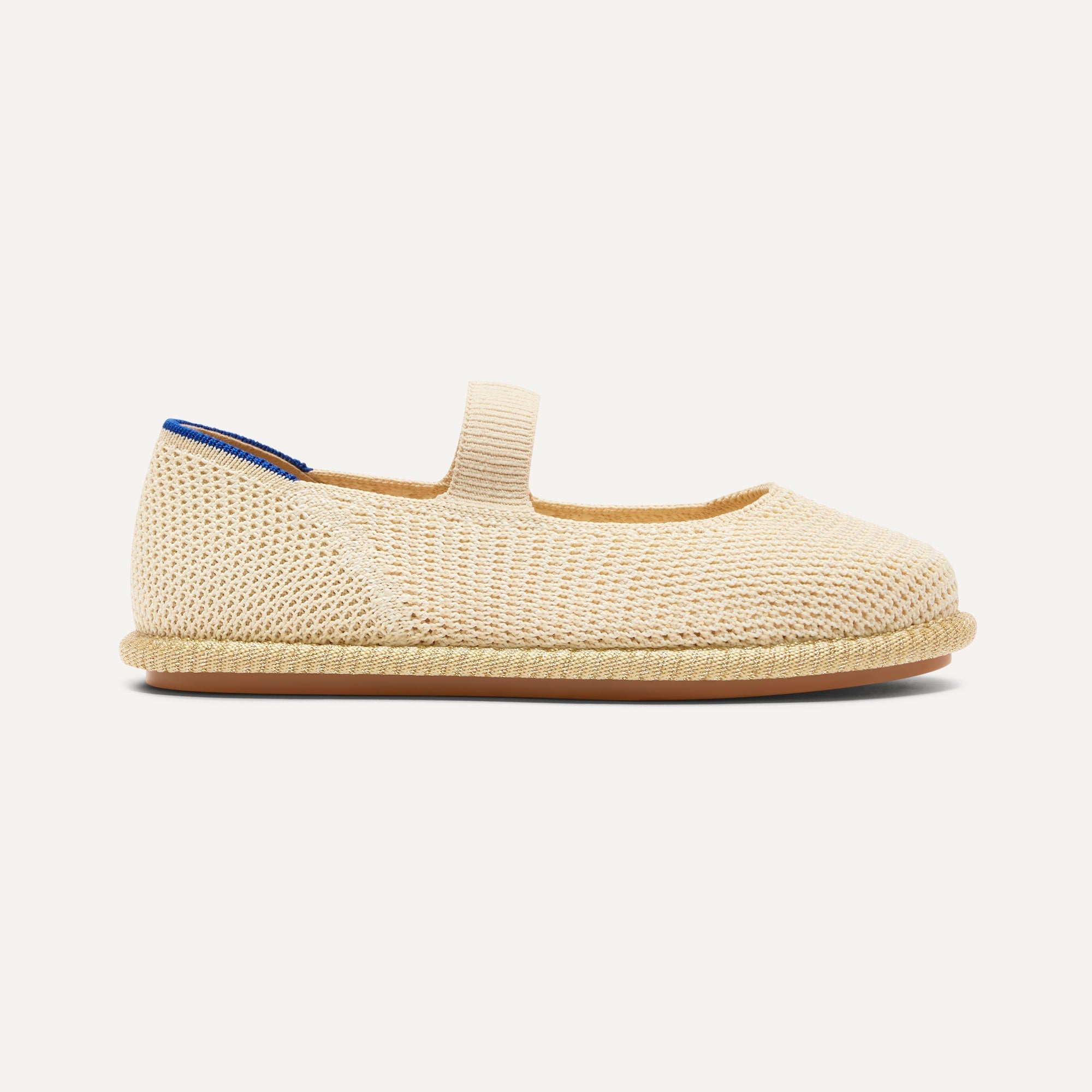 The Mini Mary Jane (for Kids) - Opal Raffia-Knit