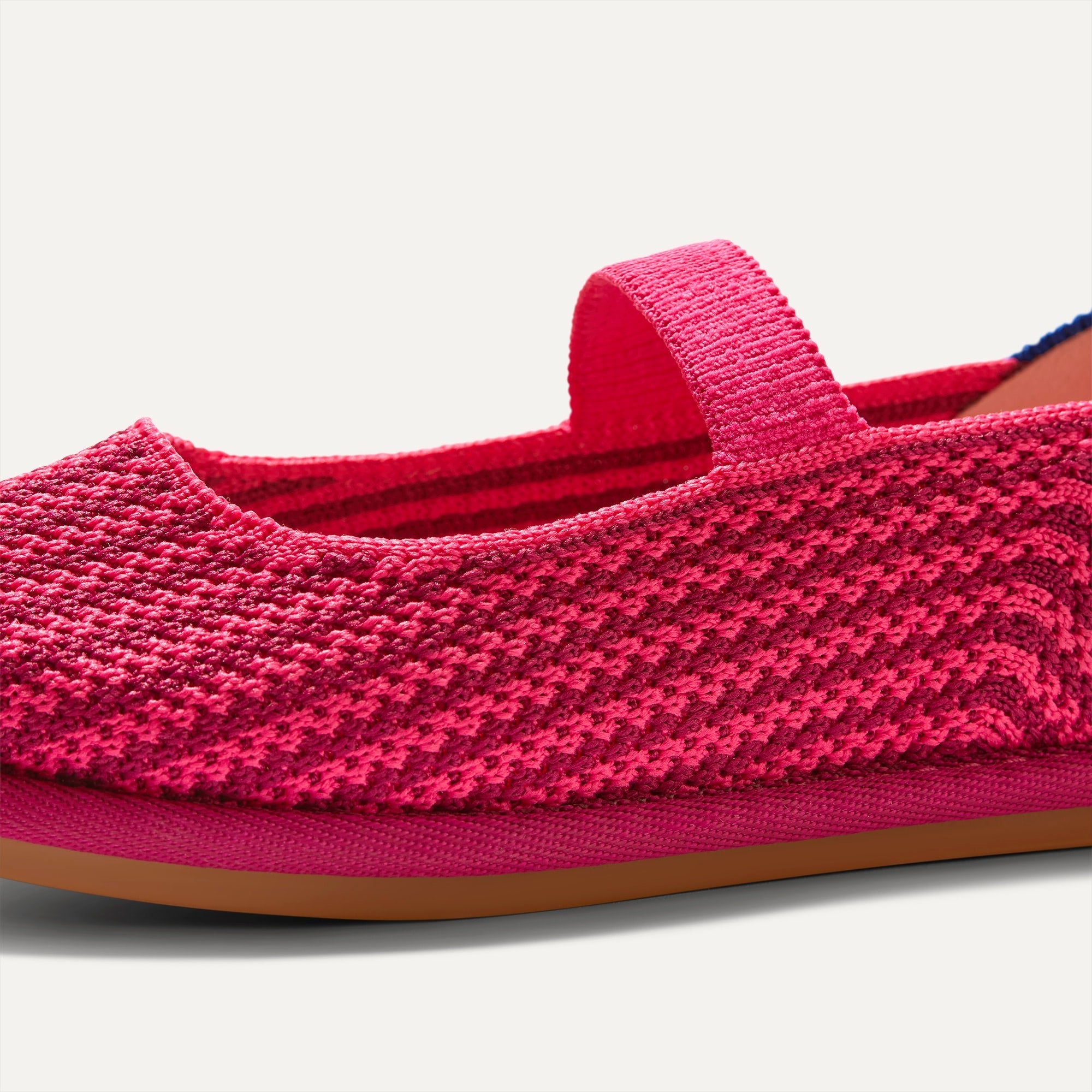 The Mini Mary Jane (for Kids) - Raspberry Stripe